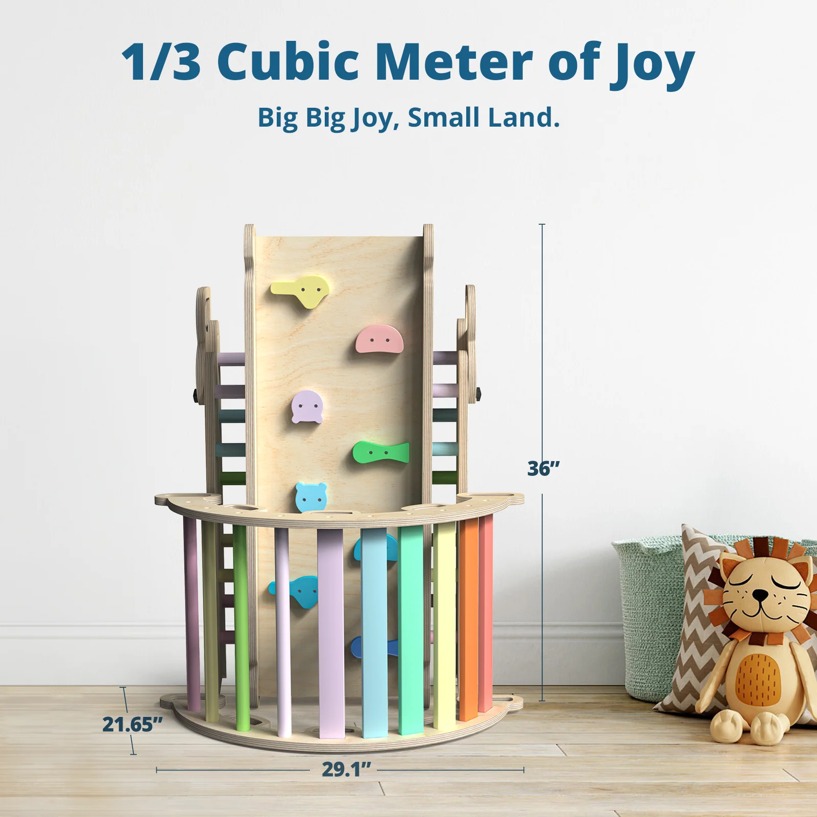 Aurora - BlueWood® Pikler Triangle Set *Aurora Rainbow - Image 3