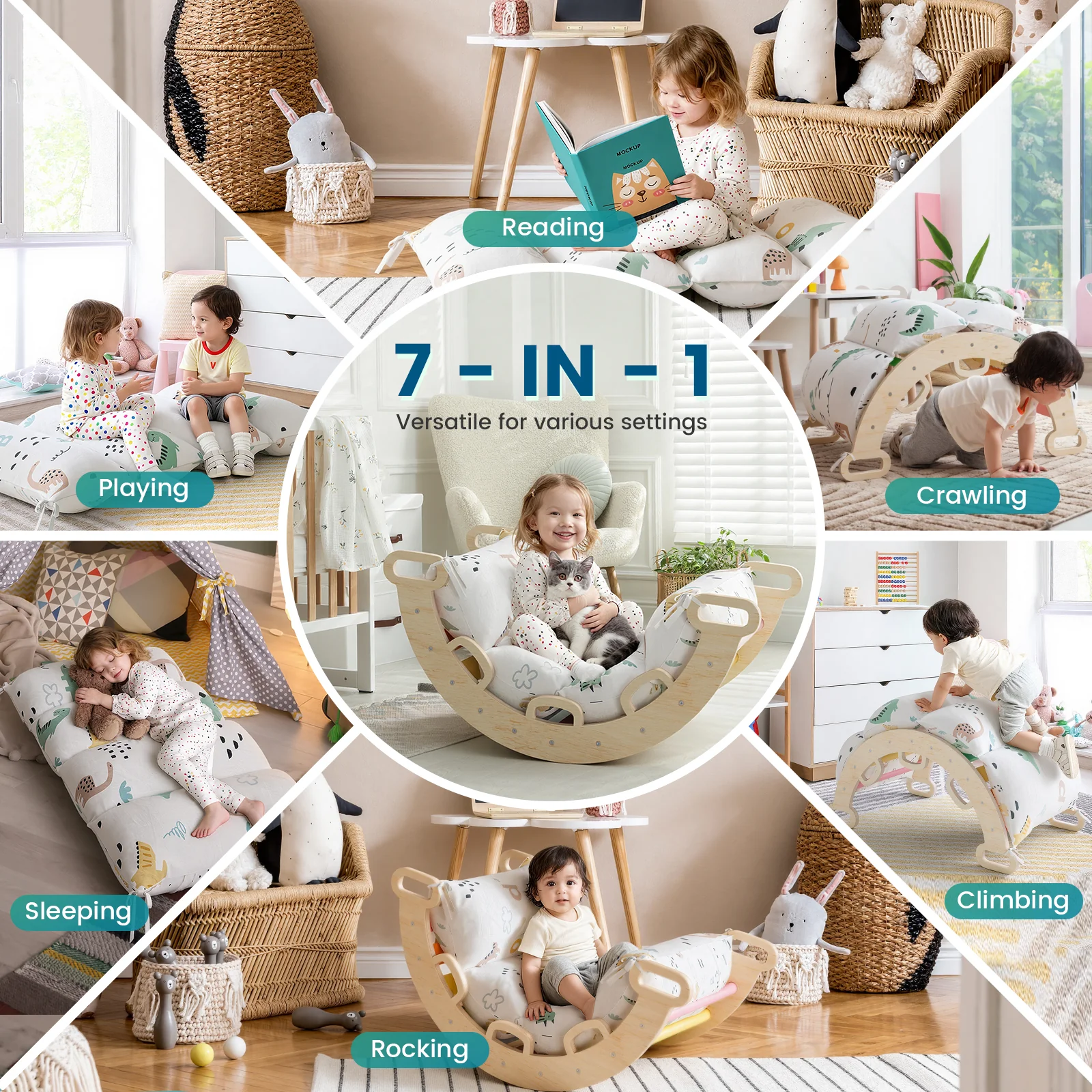 Cushions for Arch in Nostalgia and Aurora Series * Dinosaur Pattern - Image 7