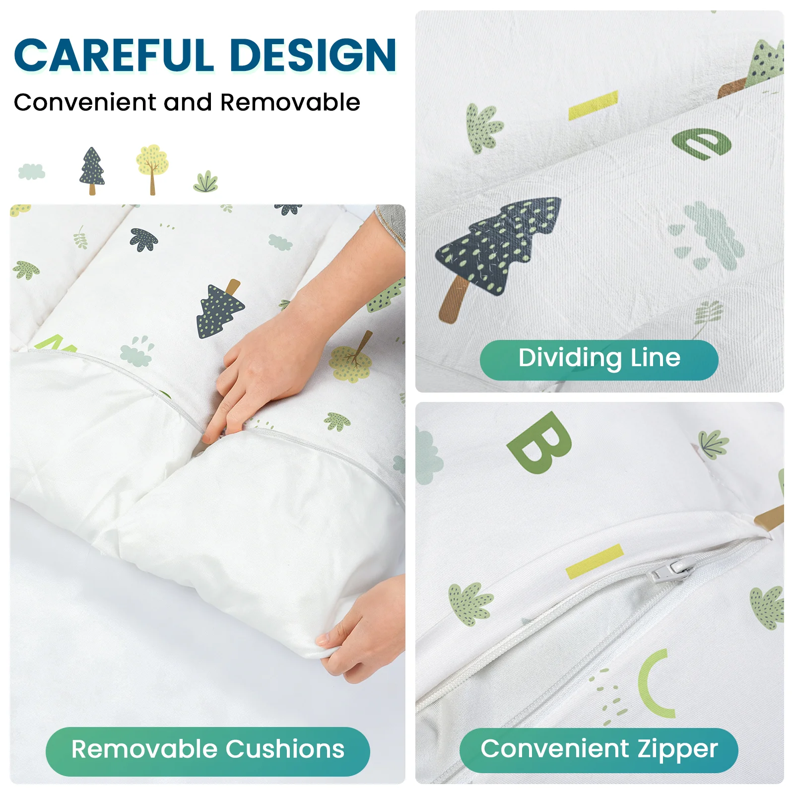 Cushions for Arch in Nostalgia and Aurora Series * Forest Pattern - Image 4