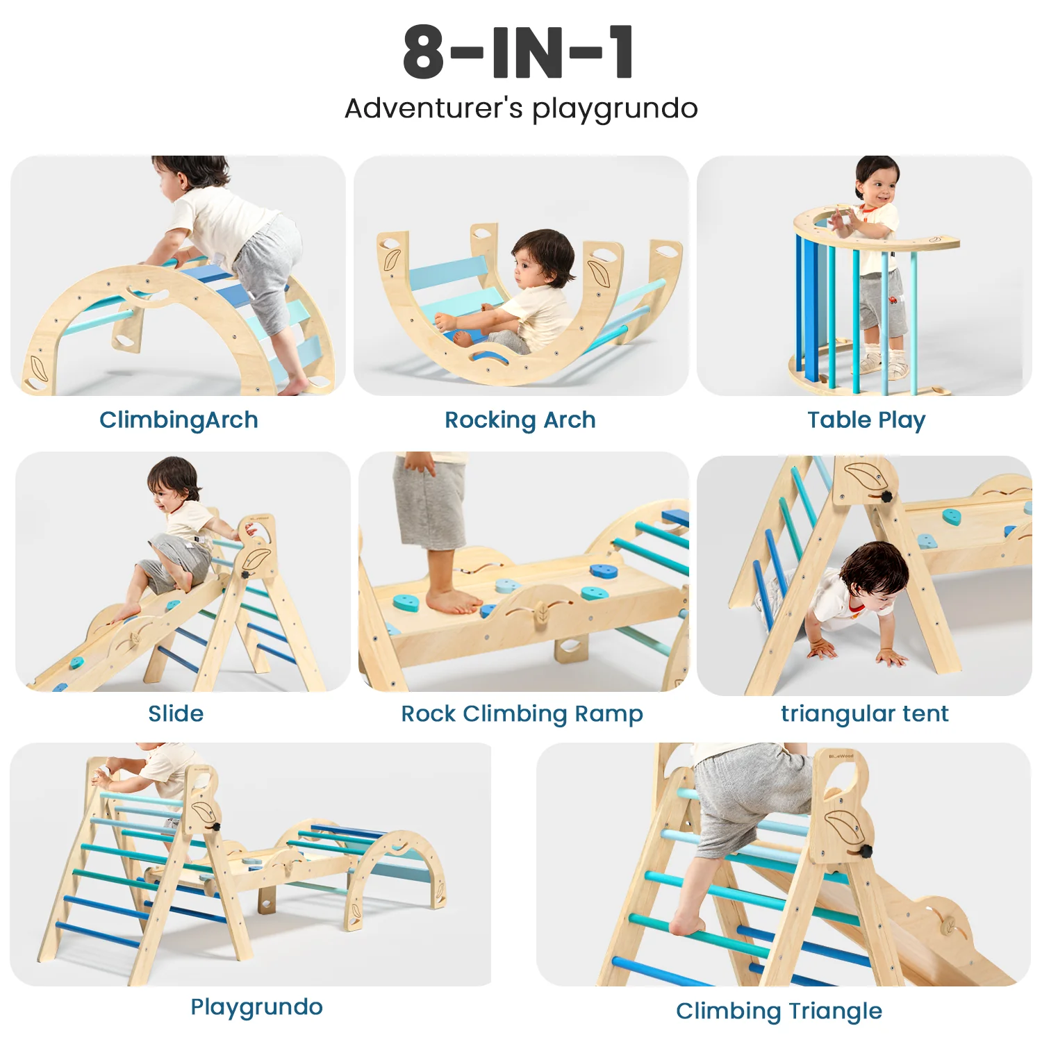 Folia - Pikler Triangle Climbing Set with Cushion * 3 Color Options - Image 5